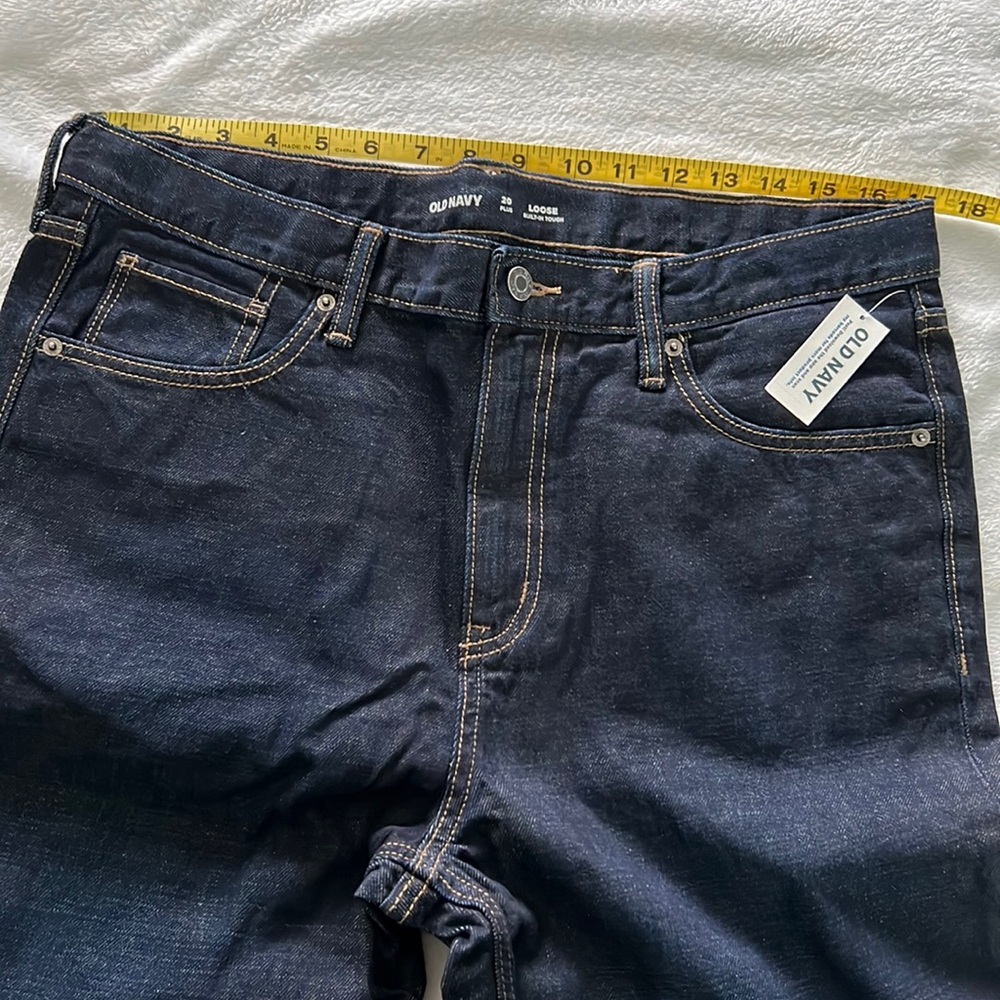 NWT Old Navy loose, built in  tough- husky jeans size 20 plus